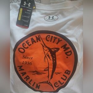 NWT Ocean City Marlin Club Under Armour T-shirt XXXL